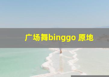 广场舞binggo 原地